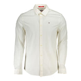 Camisa de algodão branca Tommy Hilfiger
