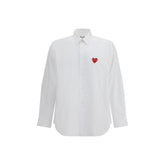 Comme Des Garçons Play Camisa de algodão com logo