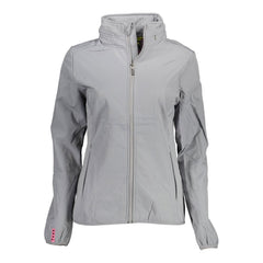 Jaquetas e casacos de poliéster cinza da Noruega, 1963