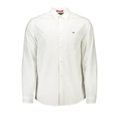 Camisa de algodão branca Tommy Hilfiger
