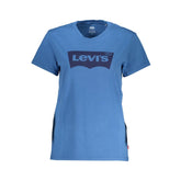 Camiseta e top de algodão azul Levi's