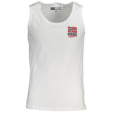 Camiseta branca de algodão da Noruega 1963