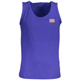 Camiseta de algodão azul Noruega 1963