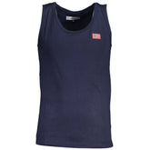 Camiseta de algodão azul Noruega 1963