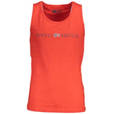 Camiseta de algodão vermelha Noruega 1963