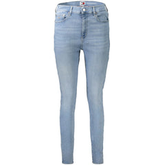 Calça jeans e calça Tommy Hilfiger de algodão azul