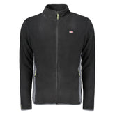 Suéter preto de poliéster da Noruega, 1963