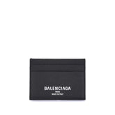 Porta-cartões de couro Balenciaga