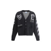 Cardigan Varsity Off-White