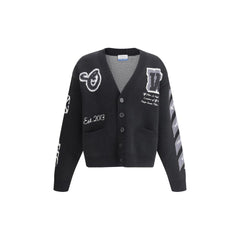 Cardigan Varsity Off-White