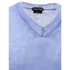 Suéter de seda roxo Tom Ford