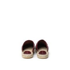 Alpercatas de couro Bottega Veneta Bordeaux