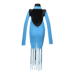 Bottega Veneta Azul Algodão Longo