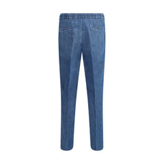 Jeans Brunello Cucinelli com cós com cordão