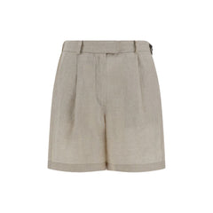 Shorts de linho Brunello Cucinelli