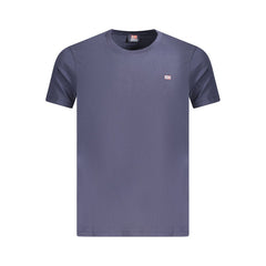 Camiseta de algodão azul Noruega 1963
