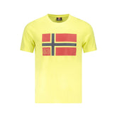 Camiseta de algodão amarela Noruega 1963