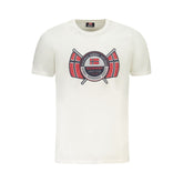 Camiseta branca de algodão da Noruega 1963