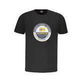 Camiseta preta de algodão da Noruega 1963