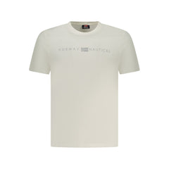 Camiseta branca de algodão da Noruega 1963