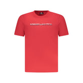 Camiseta de algodão vermelha Noruega 1963