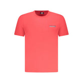 Camiseta de algodão vermelha Noruega 1963