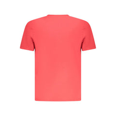 Camiseta de algodão vermelha Noruega 1963