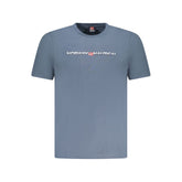 Camiseta de algodão azul Noruega 1963