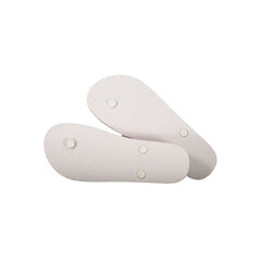 Sandália de plástico branca Noruega 1963