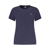 Noruega 1963 Blusas e camisetas azuis de algodão