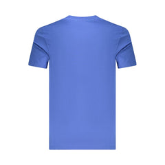 Camiseta de algodão azul Noruega 1963