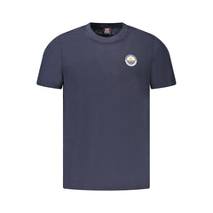 Camiseta de algodão azul Noruega 1963
