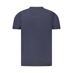 Camiseta de algodão azul Noruega 1963