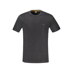 Camiseta Hugo Boss Preta de Algodão