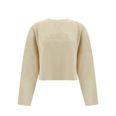 Moletom com logotipo de algodão Maison Margiela