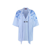 Vestido curto de popeline Gucci