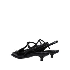 Sapatos de couro Miu Miu Slingback