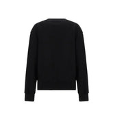 Moletom com logotipo de algodão Versace