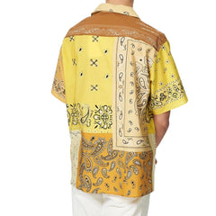 Camisa Kenzo Patchwork Manga Curta