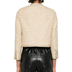 Jaqueta Miu Miu Check Lamé