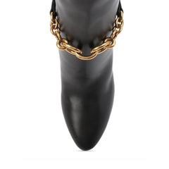 Botas de couro Saint Laurent