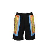 Versace Barocco Deusa Night Print Shorts
