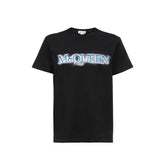 Camiseta com o logotipo Alexander McQueen
