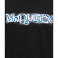 Camiseta com o logotipo Alexander McQueen
