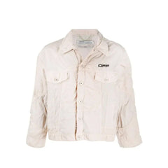 Jaqueta bomber corta-vento com logo Off-White