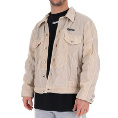 Jaqueta bomber corta-vento com logo Off-White