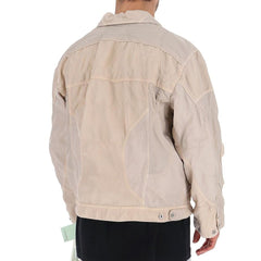 Jaqueta bomber corta-vento com logo Off-White