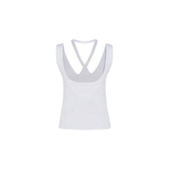 Blusa de algodão canelado MM6 Maison Margiela