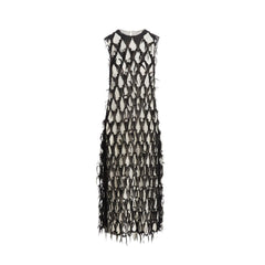 Vestido midi de seda Maison Margiela