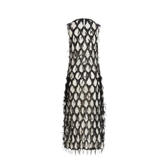 Vestido midi de seda Maison Margiela